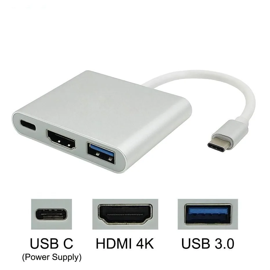 مبدل USB-C به HDMI/USB مدل AF02