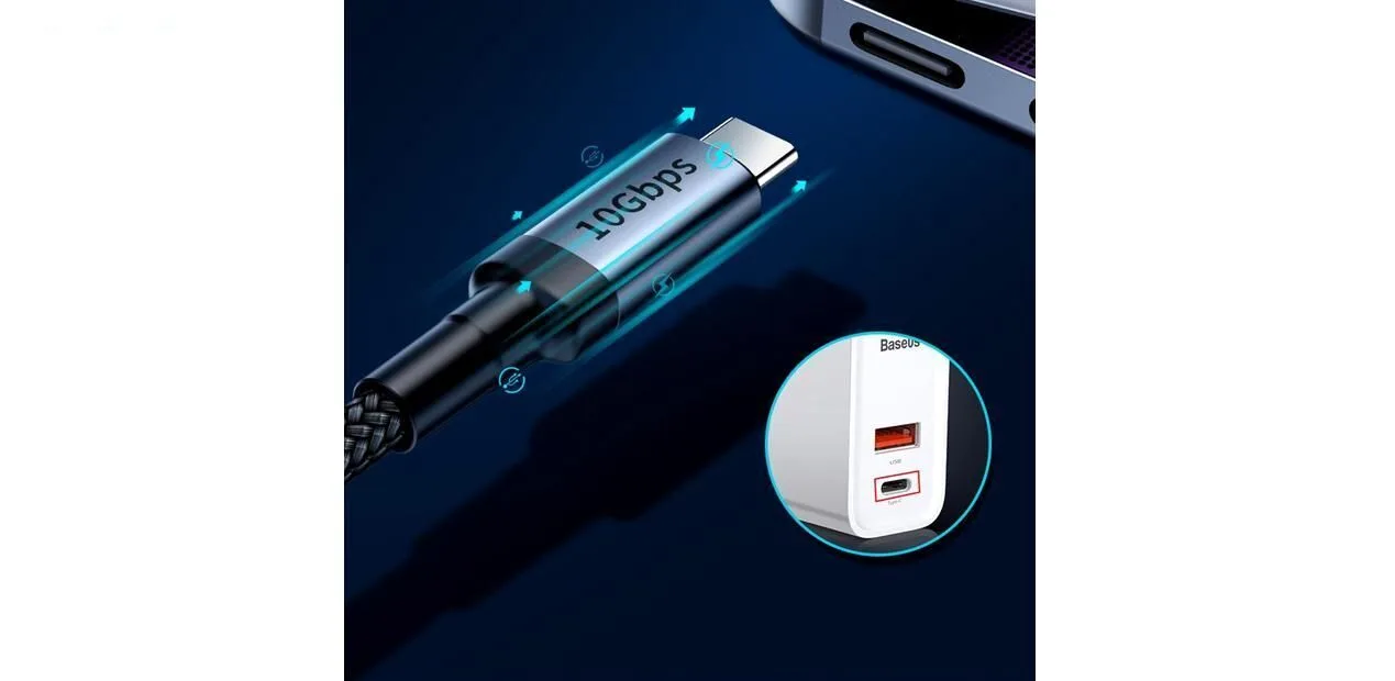 کابل تبدیل USB-C باسئوس مدل CATKLF-S طول 1 متر