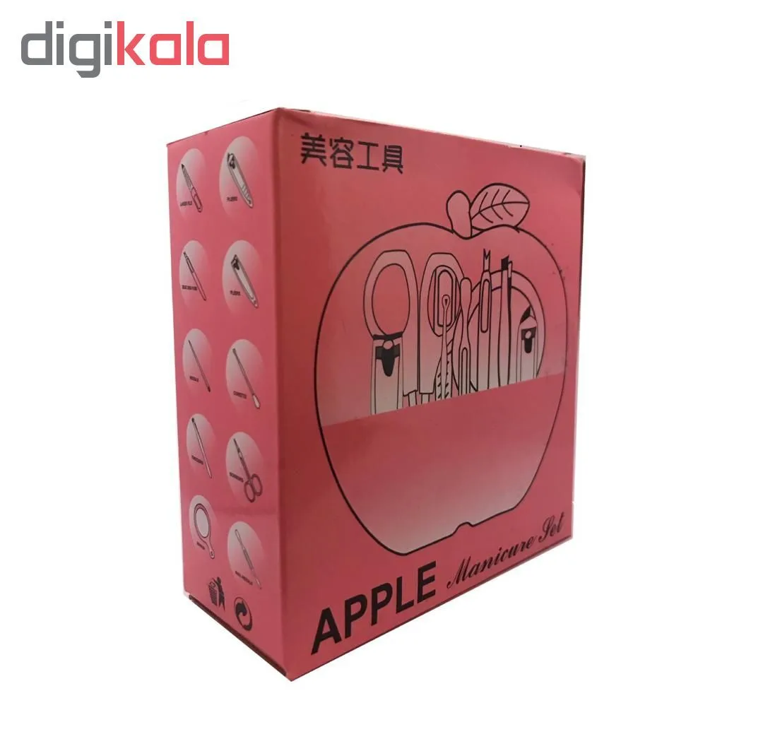 ست مانیکور طرح Apple بسته 9 عددی