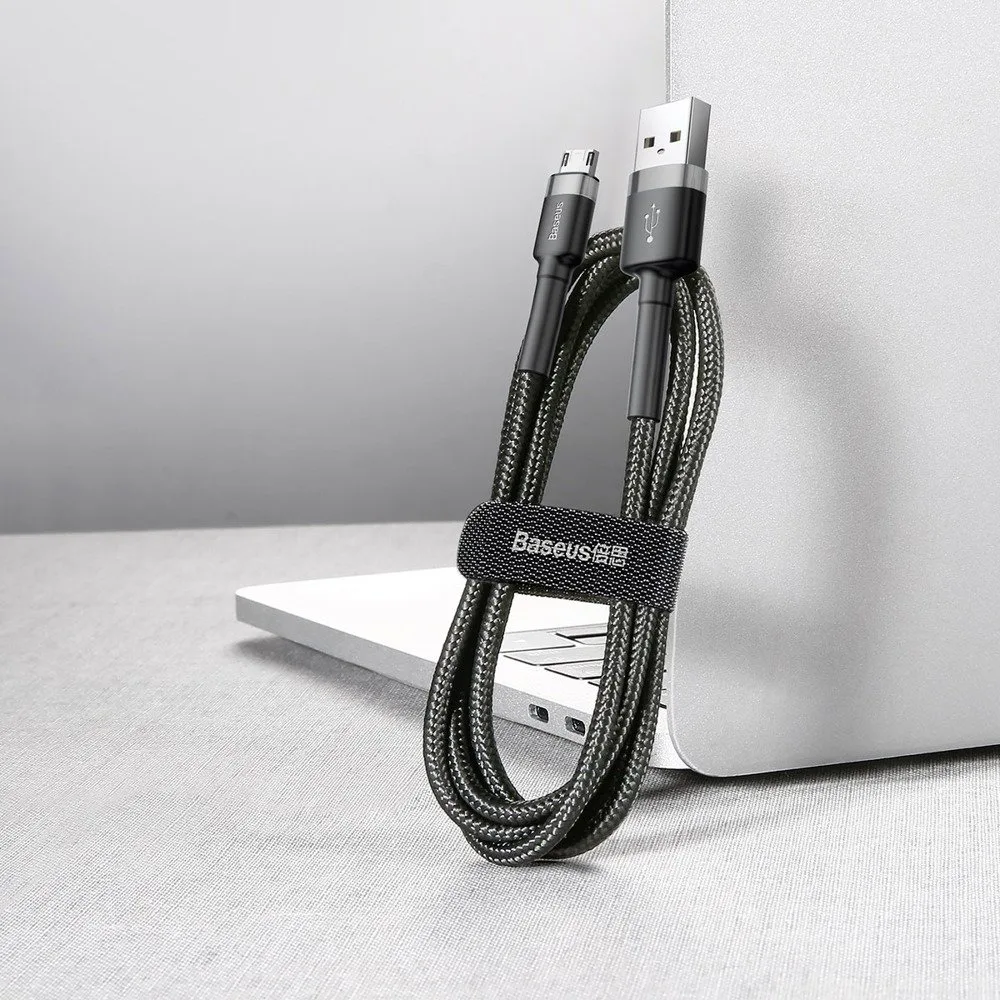 کابل تبدیل USB به microUSB باسئوس مدل Cafule طول 2 متر