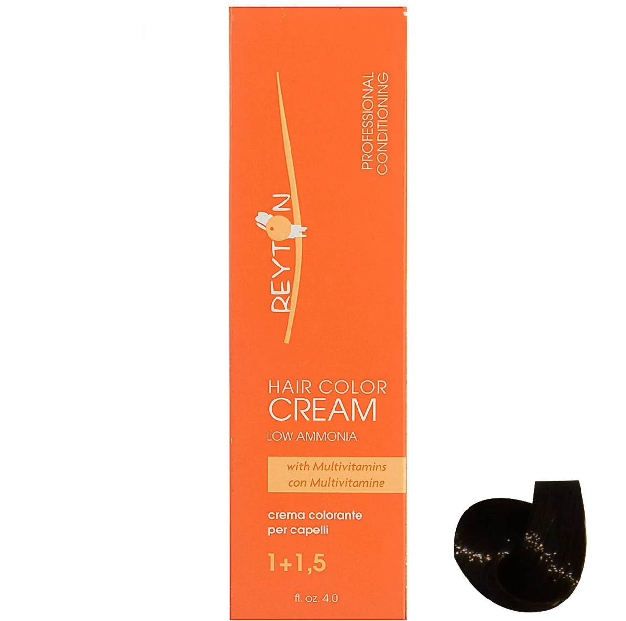 رنگ مو ریتون سری Golden Shades مدل Chestnut شماره 4.3 حجم 120 میلی لیتر رنگ قهوه ای طلایی