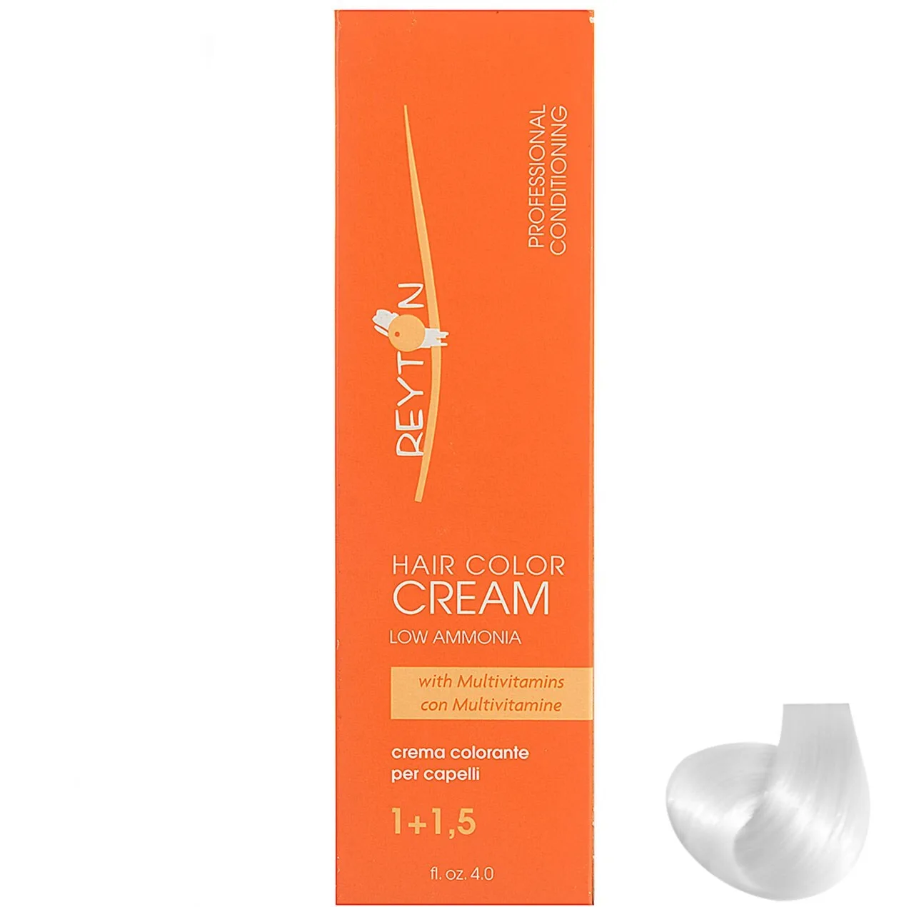 رنگ مو ریتون سری Super Lighteners مدل Natural Ultra Light Blonde Clear شماره 000 حجم 120 میلی لیتر رنگ بلوند روشن