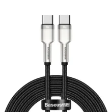 کابل تبدیل USB-C باسئوس مدل Metal Data Cable-100W طول 2 متر