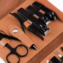 ست مانیکور و پدیکور مدل 16-Leather مجموعه 16 عددی
