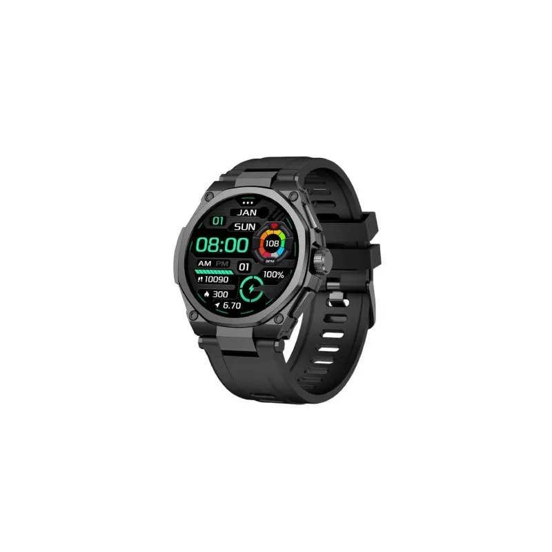 ساعت هوشمند گرین لاین مدل MMD QUALITY GRAND SMART 7009 دارای قابلیت های صفحه نمایش رنگی، صفحه نمایش لمسی، کنترل موسیقی (Music Player)، پشتیبانی از زبان فارسی در منو و سیستمعامل بند سیلیکون