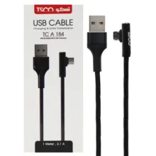 کابل تبدیل USB به microUSB تسکو مدل TC-A184 طول ۱ متر