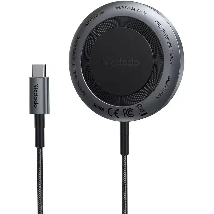 شارژر بی سیم 15وات مک دودو مدل CH-5490