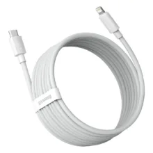 کابل تبدیل USB-C به لایتنینگ باسئوس مدل Superior PD  طول 1.5 متر بسته دو عددی