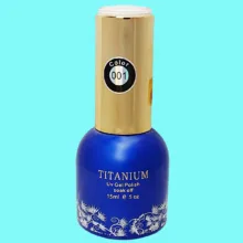 لاک ژل صدفی ناخن تیتانیوم مدل Lasting شماره 001 رنگ سفید