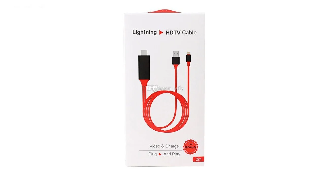 کابل تبدیل لایتنینگ به HDMI مدل HDTV به طول 2 متر