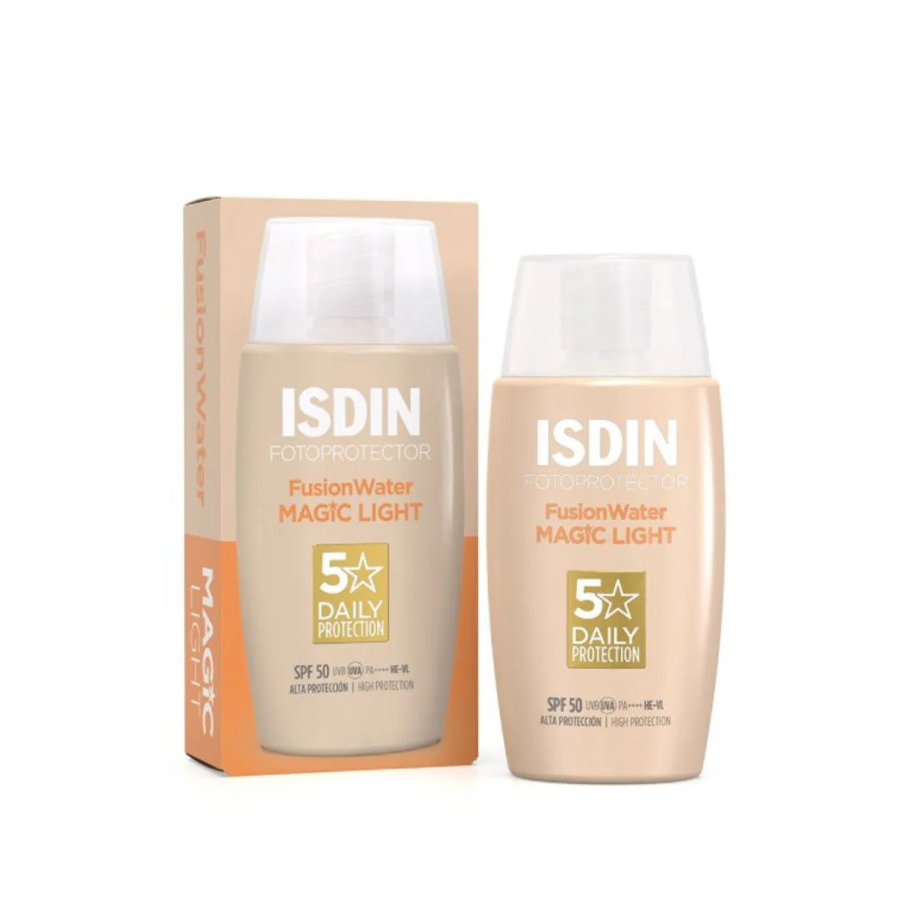 کرم ضد آفتاب رنگی ایزدین SPF 50 مدل magic مناسب انواع پوست حجم 50 میلیلیتر