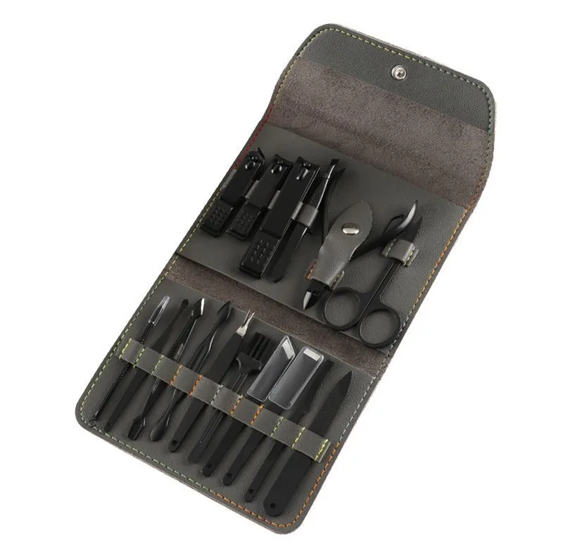 ست مانیکور و پدیکور مدل 16-Leather مجموعه 16 عددی