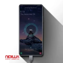 کابل USB-C نیبیوا مدل super fast charging 2.0 طول 2 متر