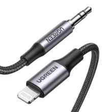 مبدل Lightning به جک 3.5mm یوگرین مدل US315-70509 طول 1 متر