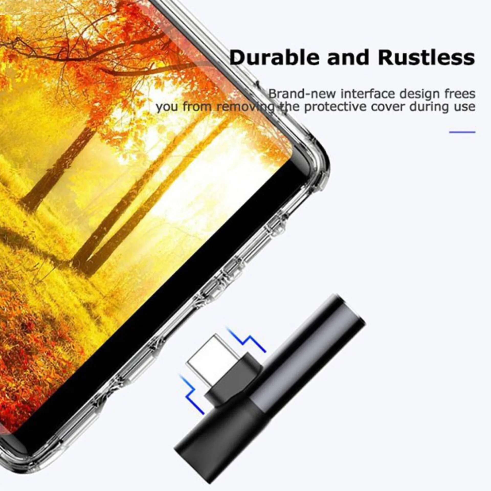مبدل USB-C به AUX/USB-C بیسوس مدل L41 مناسب برای گوشی های شیائومی