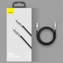 کابل تبدیل USB-C به لایتنینگ باسئوس مدل CAJK-B01 20W طول 2 متر