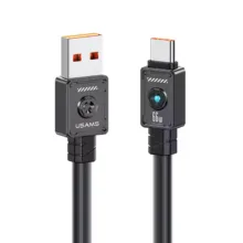 کابل تبدیل USB به USB-C یوسمز مدل US-SJ686-66W طول 1.2 متر