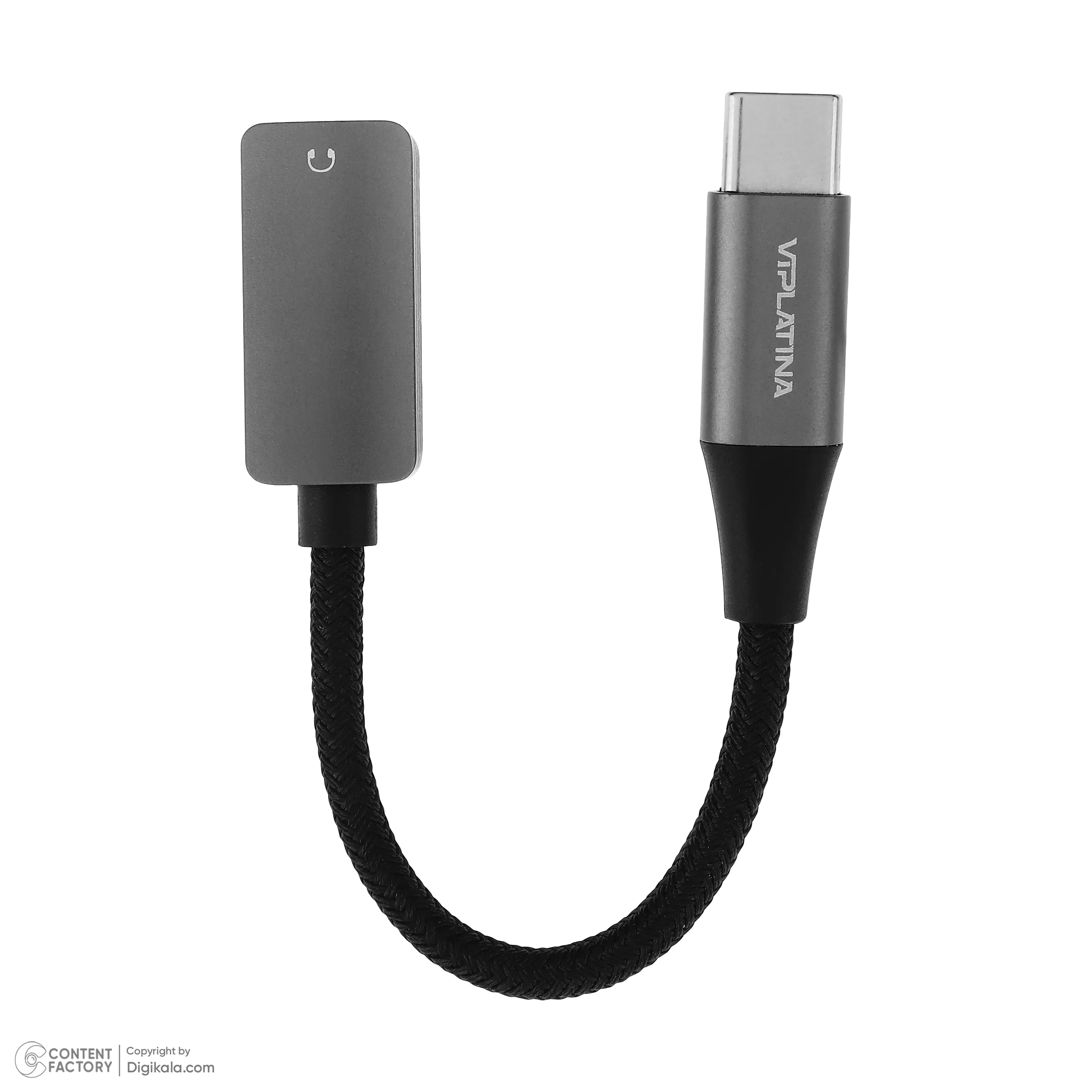 مبدل USB-C به جک 3.5 میلیمتری وی آی پلاتینا مدل VX13
