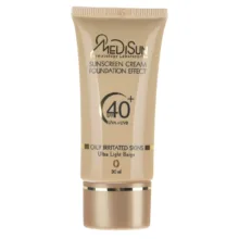 کرم ضد آفتاب رنگی مدیسان مدل Ultra Light Beige SPF 40 مناسب پوست های چرب حجم 30 میلی لیتر