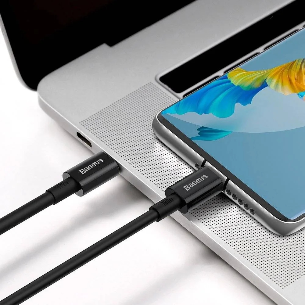 کابل USB-C به USB-C باسئوس مدل Superior-100W طول 1 متر