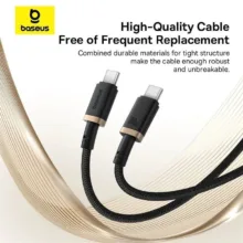کابل USB-C بیسوس مدل BASEUS Dura Series 100W طول 1 متر
