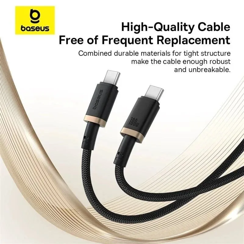 کابل USB-C بیسوس مدل BASEUS Dura Series 100W طول 1 متر