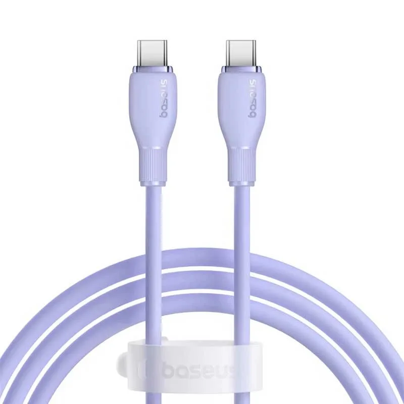 کابل USB-C بیسوس مدل Pudding 100W طول 1.2 متر