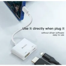 مبدل لایتنینگ به HDMI / لایتنینگ یسیدو مدل HM06