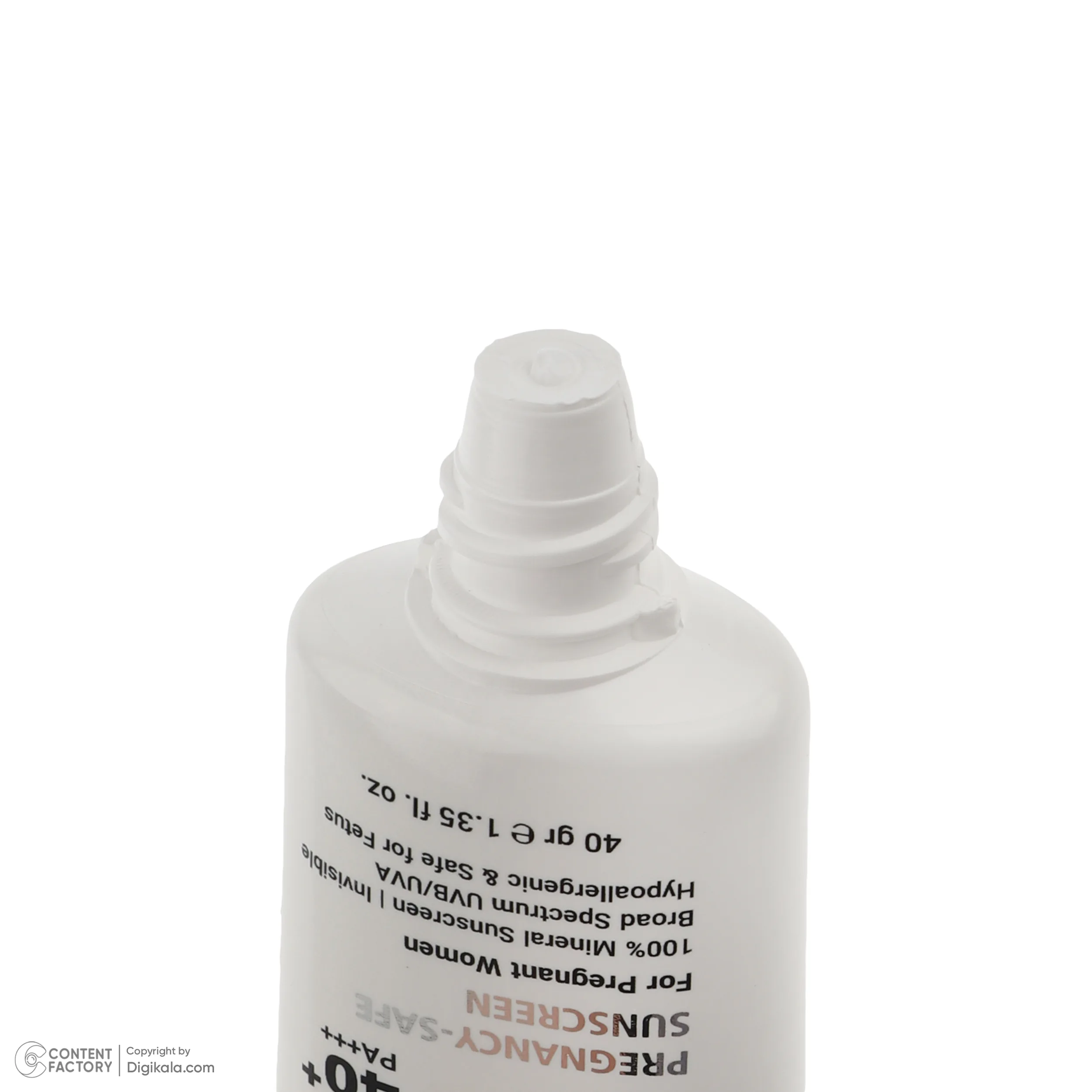 کرم ضد آفتاب بدون رنگ لافارر SPF 40 مدل PREGNANCY SAFE، حاوی محافظ UVA و UVB و PA+++ مناسب پوست بانوان باردار حجم 40 میلی‌لیتر