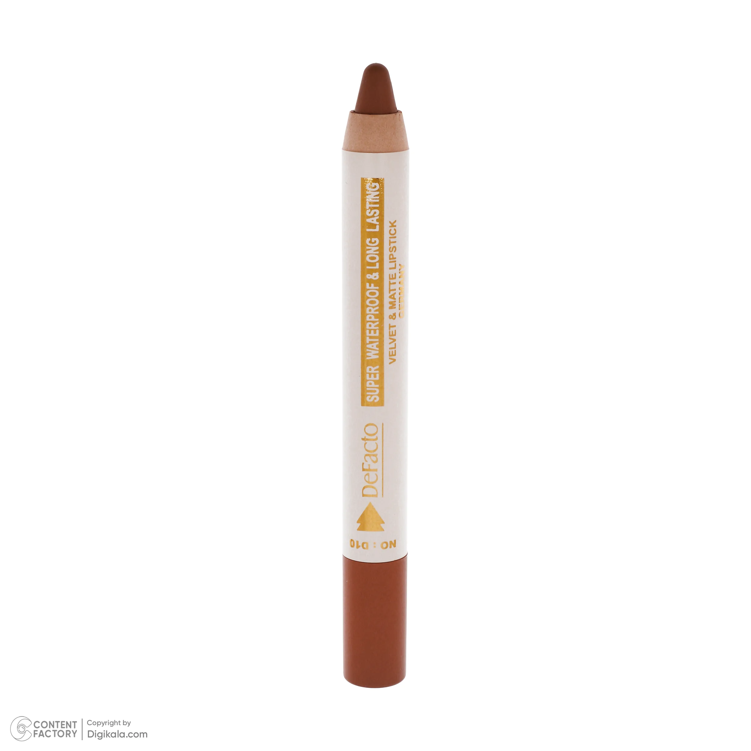 رژ لب مدادی مات دیفکتو مدل Waterproof شماره 10
