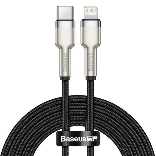 کابل تبدیل USB-C به لایتنینگ باسئوس مدل CATLJK-A01 طول 1 متر