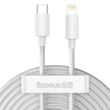 کابل تبدیل USB-C به لایتنینگ باسئوس مدل Superior PD  طول 1.5 متر بسته دو عددی