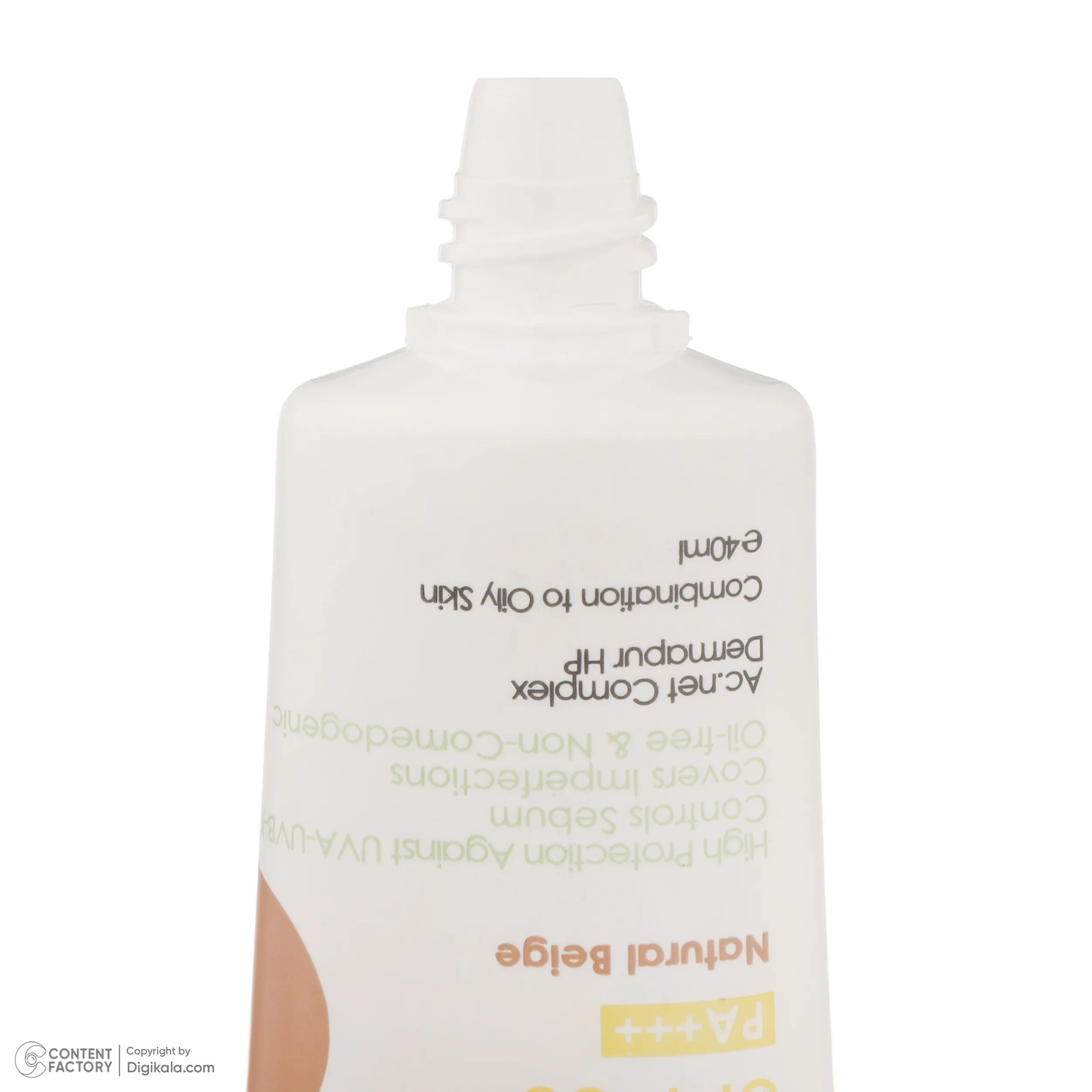 کرم ضدآفتاب رنگی پرایم مدل Acnex Beige SPF60، مناسب پوستهای چرب، حجم 40 میلیلیتر