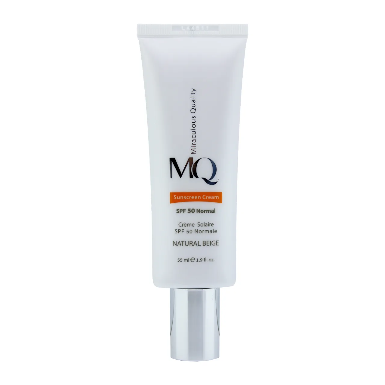 کرم ضدآفتاب رنگی ام کیو مدل NATURAL BEIGE-Normal، حجم 55 میلیلیتر