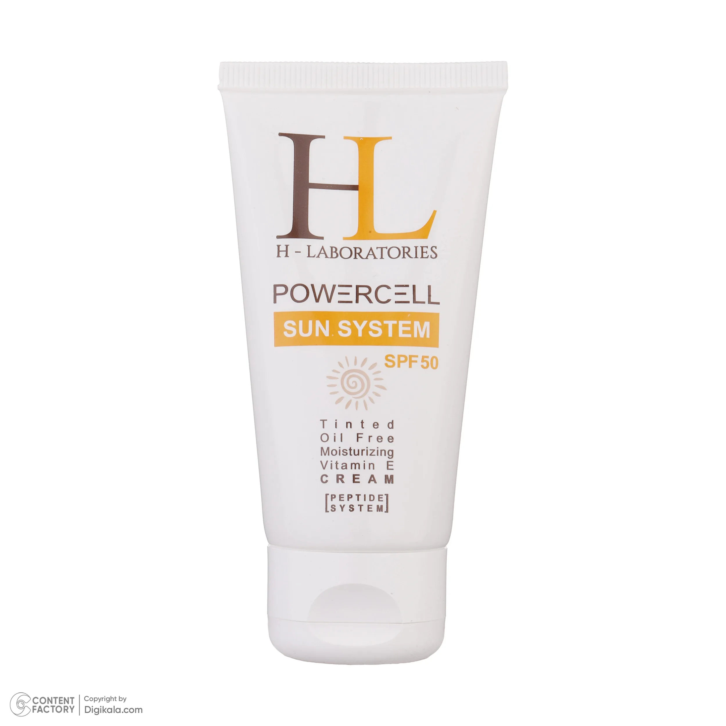کرم ضدآفتاب رنگی اچ ال مدل SPF50 مناسب انواع پوست، حجم 50 میلیلیتر