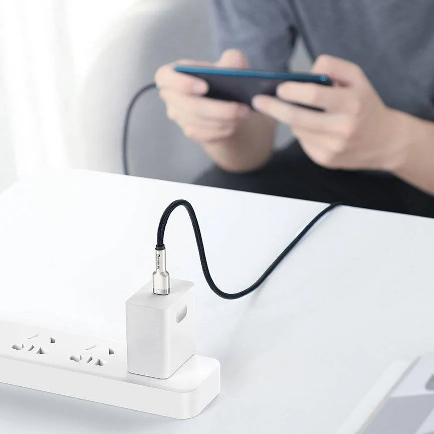 کابل تبدیل USB-C باسئوس مدل Metal Series 100W طول 2 متر