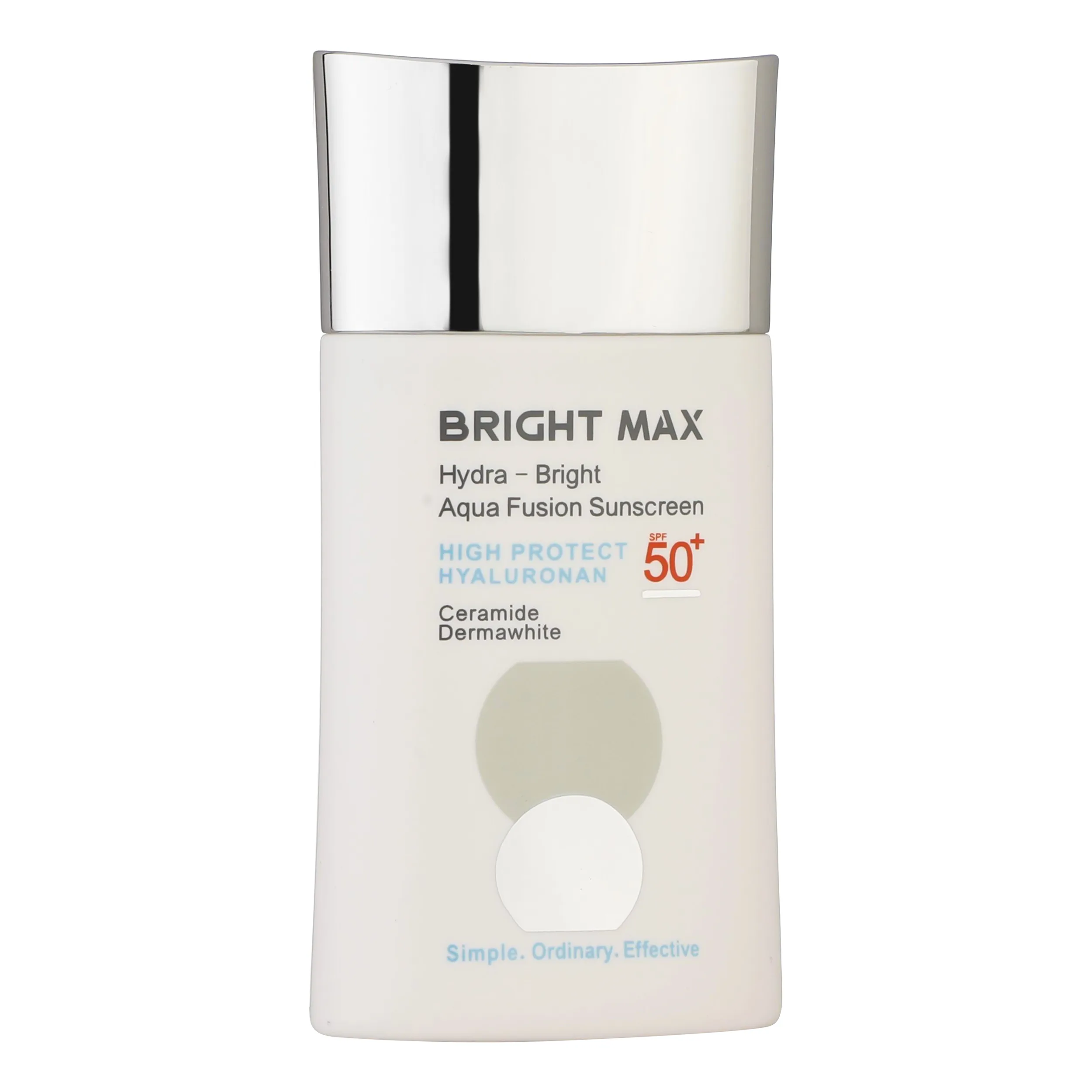 فلوئید ضدآفتاب بیرنگ برایت مکس SPF50 مدل هیدرابرایت مناسب انواع پوست، حجم 50 میلیلیتر