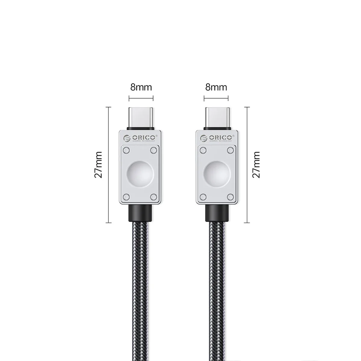 کابل شارژ 240W USB4.0 اوریکو مدل 240A2-40-15 طول 1.5 متر