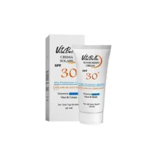 کرم ضدآفتاب بی رنگ ویتابلا SPF30 مدل 02 مناسب انواع پوست حجم 40 میلی لیتر