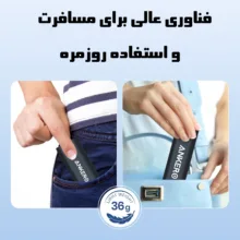 کابل تبدیل USB-C/USB به Lightning/USB-C/Micro USB انکرو مدل A8890 طول 0.3 متر