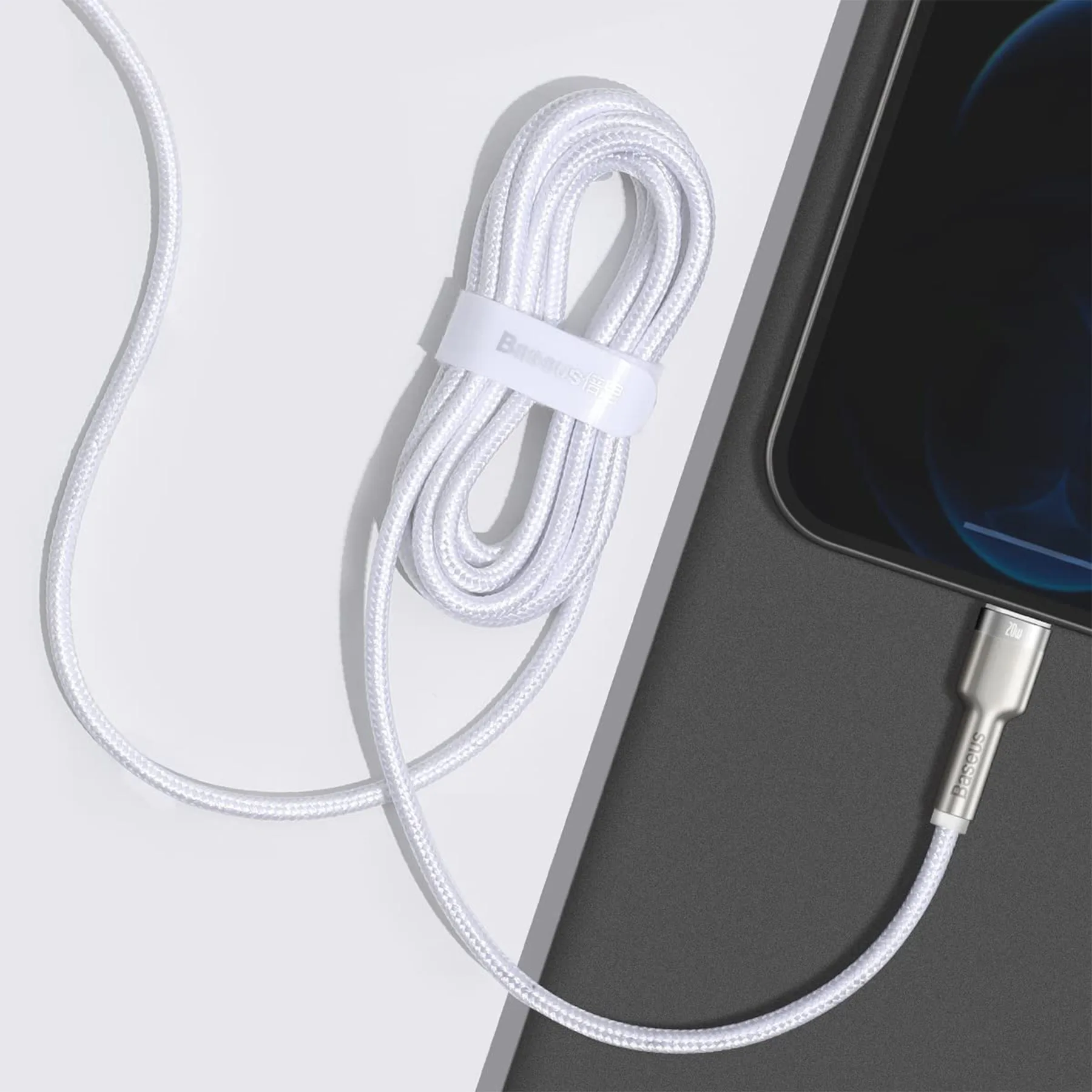 کابل تبدیل USB-C به لایتنینگ  باسئوس مدل CATLJK-B02 طول 2 متر