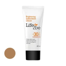 کرم ضد آفتاب رنگی لایف توبی spf30 مدل NB مناسب برای انواع پوست حجم 40 میلی‌ لیتر