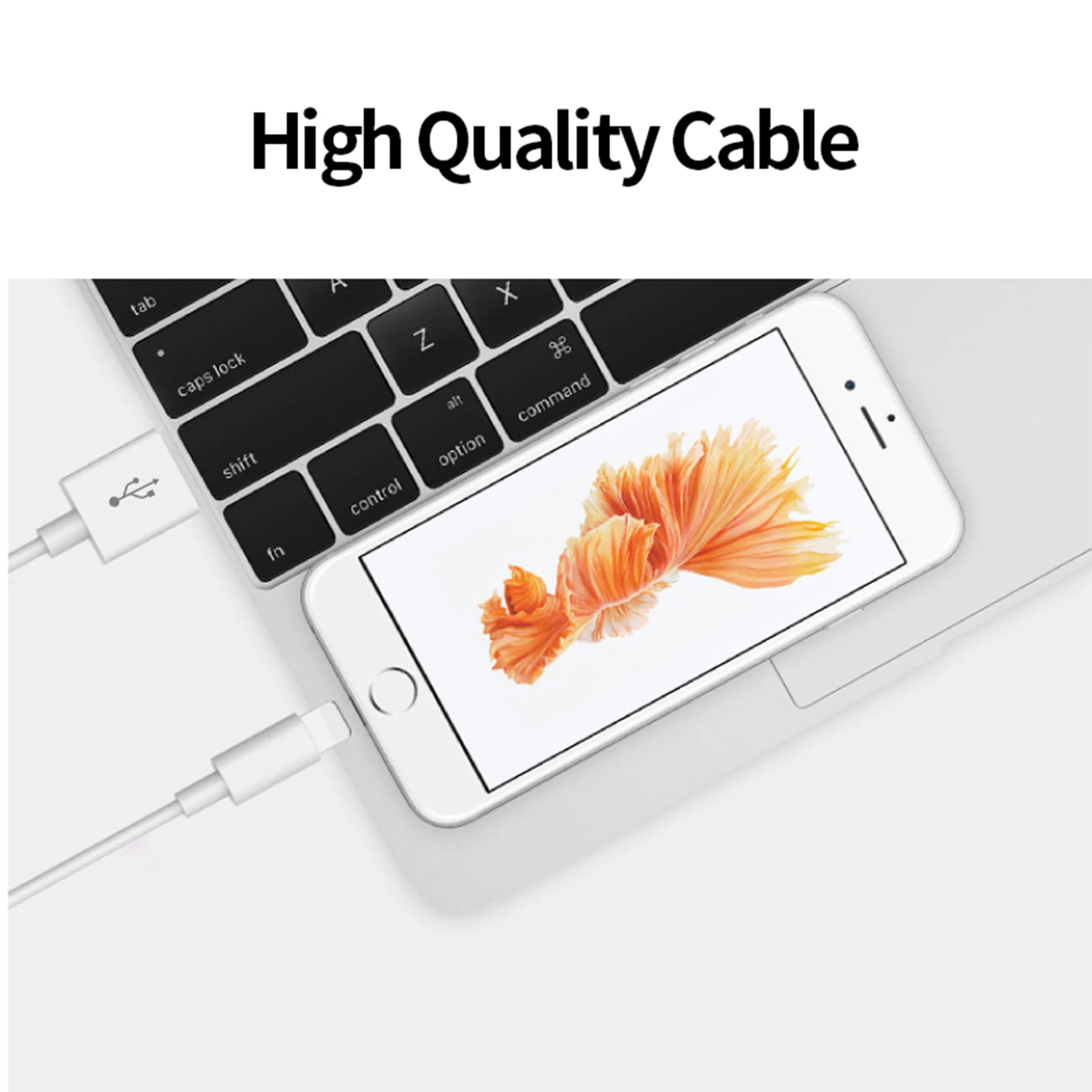 کابل شارژ تبدیل USB به لایتنینگ هترون مدل HC275i طول 1متر