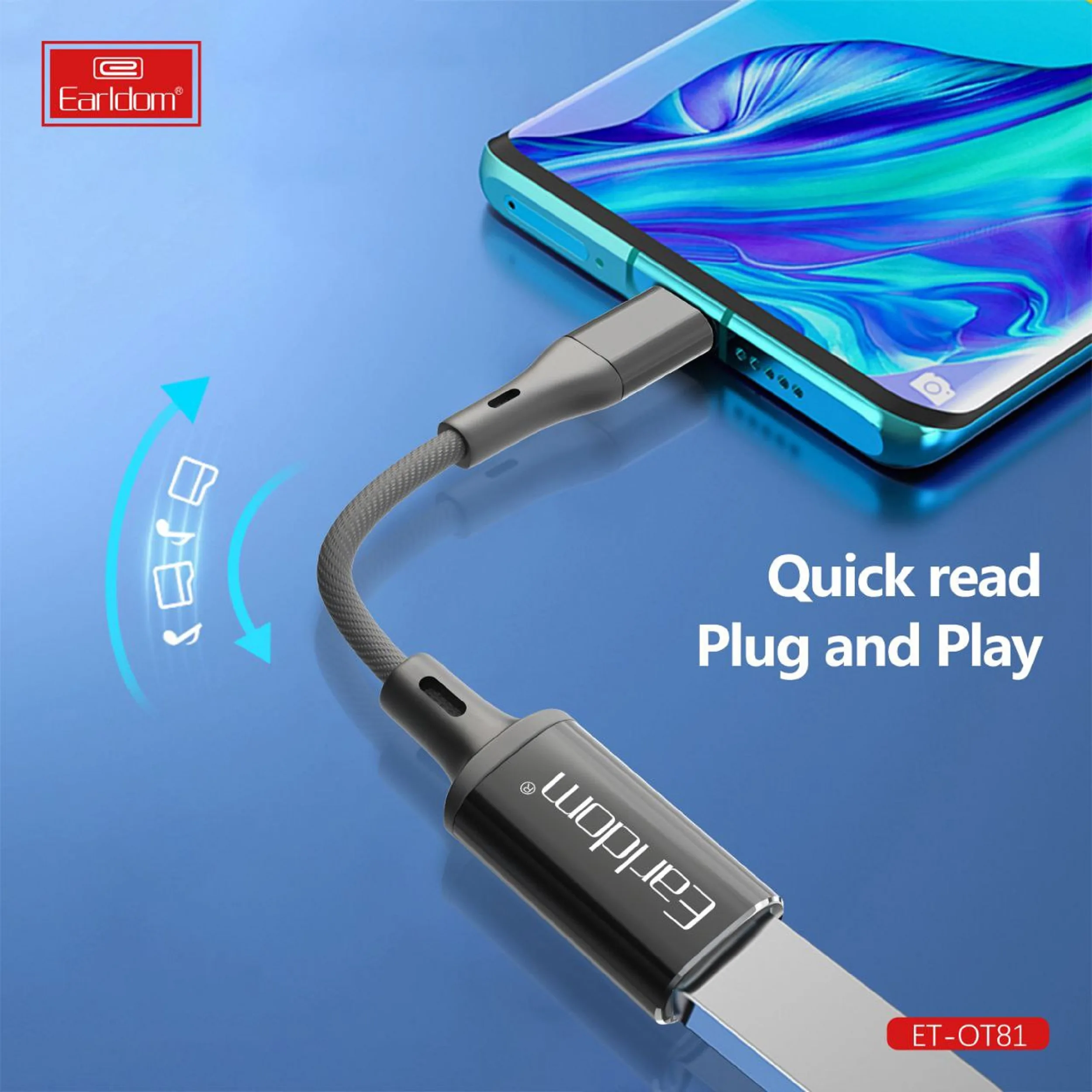 مبدل USB 3.0 به لایتنینگ ارلدام مدل ET-OT81