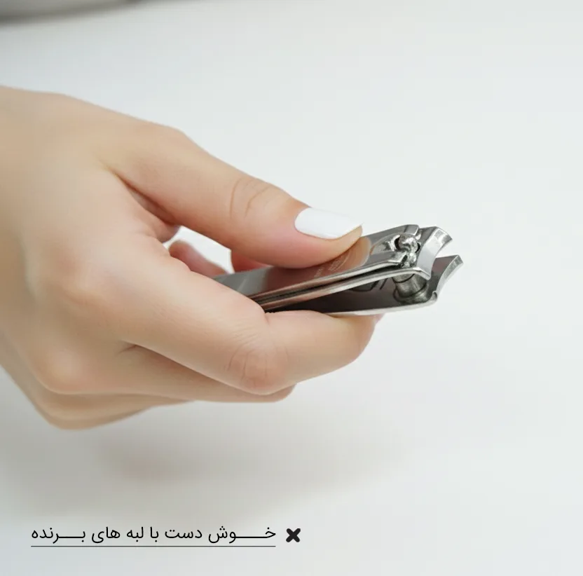 ناخن گیر لونا مدل سوهان دار کد 01