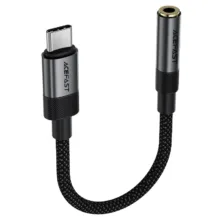 کابل تبدیل USB-C به جک 3.5 میلی متری ایس فست مدل J12 طول 0.15 متر