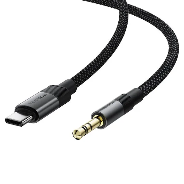 کابل تبدیل AUX به USB-C ایس فست مدل J11 طول 1 متر