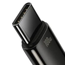 کابل تبدیل USB به USB-C باسئوس مدل Tungsten Gold 100W طول 2 متر