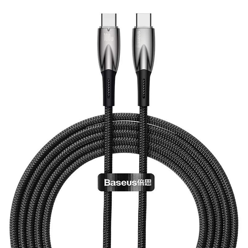 کابل USB-C باسئوس مدل Glimmer Series 100W طول 2 متر