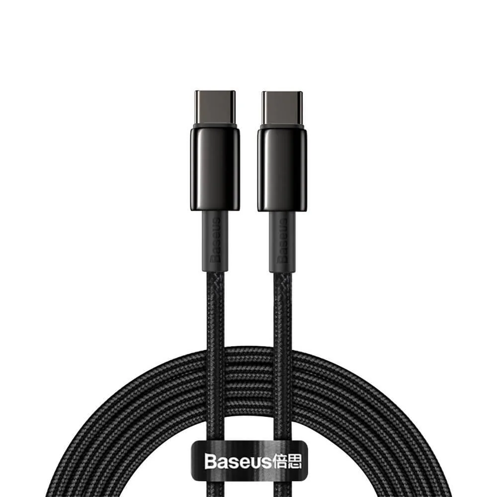 کابل تبدیل USB-C باسئوس مدل Tungsten طول 1 متر